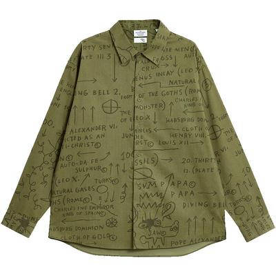 杰克琼斯长袖灯芯绒肌理衬衫