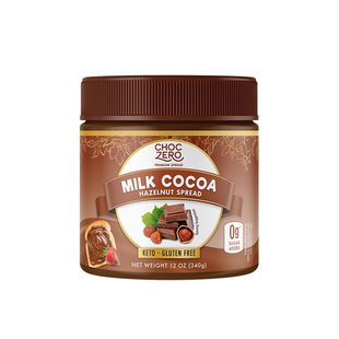 CHOCZERO零巧牛奶巧克力榛子酱无蔗糖美国进口可可酱涂抹酱340g