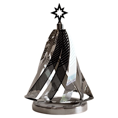 圣诞树装饰品摆件走马灯香薰蜡烛