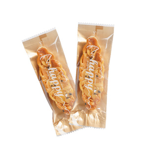 展艺糯米船饼干包装袋焦糖杏仁樱花饼壳机封大号高档小精致袋子