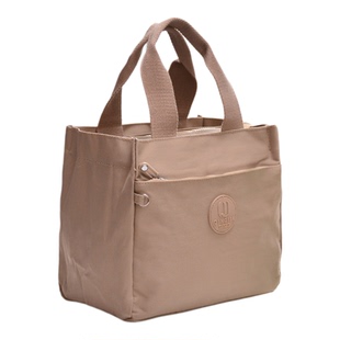 青佳上班族带饭手提包外出通勤便当包饭盒袋加厚防水保温铝箔饭包