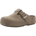 Bata勃肯拖女2026春季商场新款日常户外休闲牛剖皮单鞋31506AH6