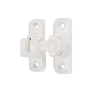 锌合金门扣免打孔锁扣90度左右推拉移门窗锁卫生间安全防盗反锁扣