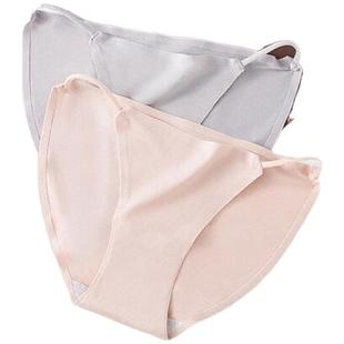 黛冰芯性感冰丝内裤女纯棉抗菌裆舒适细带瑜伽低腰透气少女三角裤