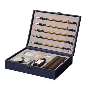 张小凤毛笔套装初学文房四宝礼盒笔墨纸砚工具书法入门礼盒全套字帖砚台小学生专用礼物初学者毛笔字女生用品