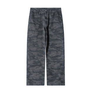 SANBAI 叁佰【暗纹迷彩】伞兵裤男春季复古直筒裤子纯棉休闲长裤