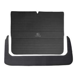 适用雷克萨斯GX550h后备箱垫24款gx550改装内饰5/6/7座真皮尾箱垫