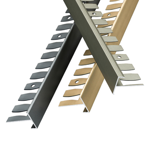 铝合金瓷砖阳角F型收口条垭口收边条地台窗台弧形金属包边装饰条