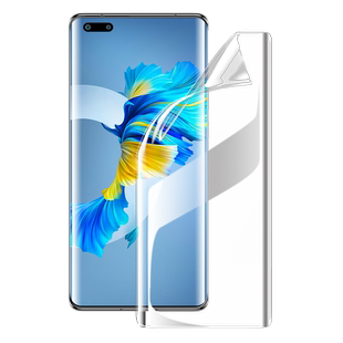 闪魔适用于华为mate40pro钢化膜水凝膜软mate40全屏40epro+覆盖曲面5g手机RS保时捷版mete贴膜por全包m40E