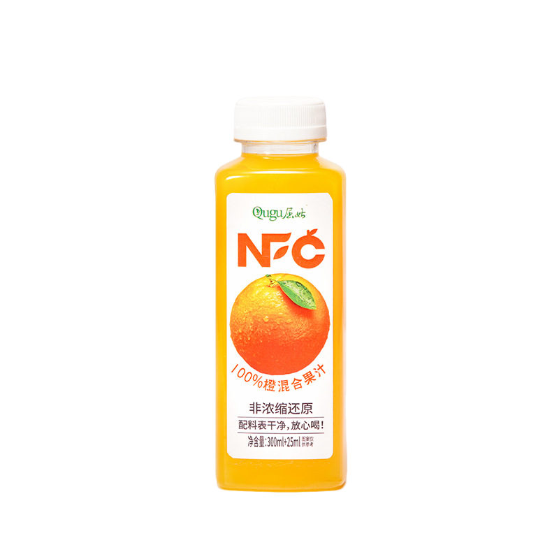 屈姑NFC100%橙混合果汁孕妇儿童