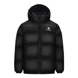 骆驼女装短款羽绒服2025冬季新款情侣男女加厚宽松连帽面包羽绒服