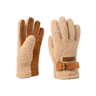 卡蒙舒适保暖户外运动骑行加绒防滑五指手套男女冬天摇粒绒抑菌