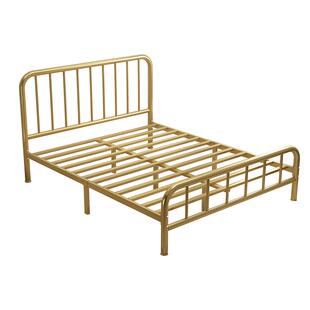 铁艺床双人床家用铁床加粗加厚铁架床简约现代单人床出租房床架子