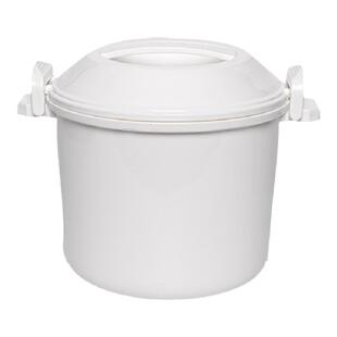 茶花微波炉专用饭煲食品级塑料家用蒸笼加热器皿煮饭碗米饭盒蒸宝