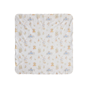 gb好孩子婴儿包单7A抗菌纯棉宝宝抱毯新生儿防惊跳水洗抱被2条装