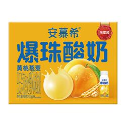 安慕希黄桃爆珠酸奶营养早餐