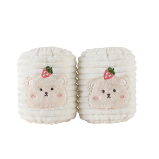 秋冬季儿童袖套可爱卡通兔子护袖男童女童宝宝防脏保暖婴幼儿套袖