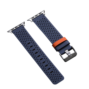 夏季LINEVEK适用applewatch表带透气ultra3男士苹果手表s11智能iwatch S10987654高级新款SE真皮腕带专用创意