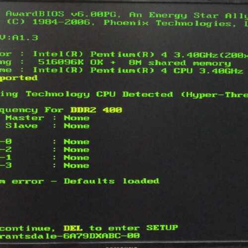 Adlink NuPRO-851DV P4 CPU 3.40GHz & RAM