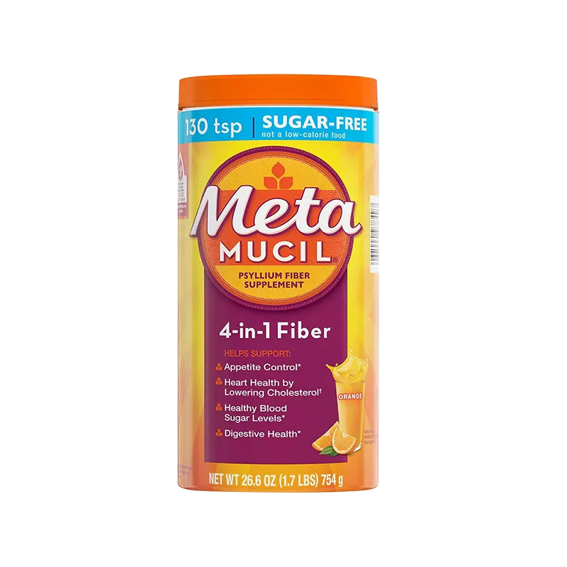 Metamucil美達(dá)施纖維粉膳食纖維粉非代餐果蔬植物無(wú)糖呵護(hù)腸道