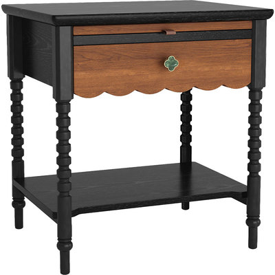 奥克维尔红橡木法式中古风实木床