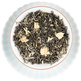 清漪湖茉莉花茶蒙顶山茶2025春茶飘雪浓香耐泡茉莉花口粮茶官方店