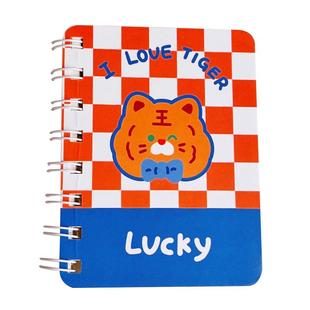 A7可爱迷你线圈本高颜值记事本小号本子便携随身日记本记录本小学生女生口袋笔记本记作业登记活页便签本记账