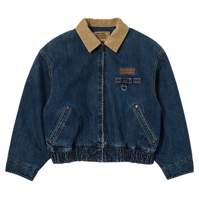 MOUSSY x MOANDMO 2026早春新品复古丹宁风牛仔夹克010IAF01-7801