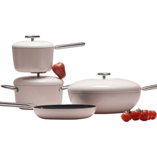 【正常发货】德世朗锅具套装家用厨房套装炒锅不粘三件套乔迁送礼