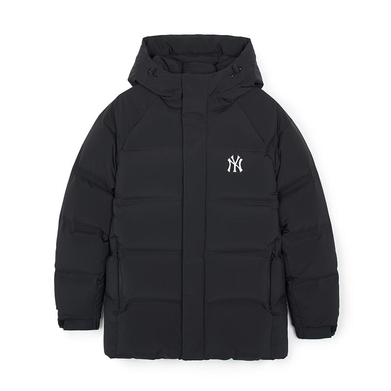 官方中长款连帽羽绒服MLB
