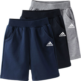 男童纯棉短裤宽松新款夏季五分裤外穿运动童装中大童休闲裤班服裤