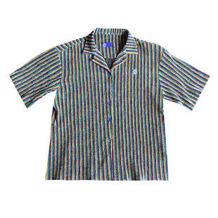 NOPMOB 千禧彩虹 y2k亮闪闪发光DISCO复古宽松衬衫外套24春秋新款