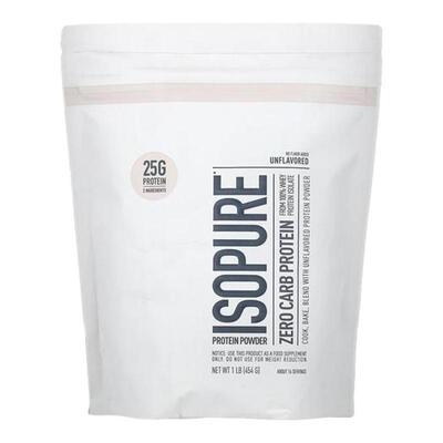 Isopure零碳水化合物蛋白质粉塑形优质增肌运动瘦人无糖肌肉修护