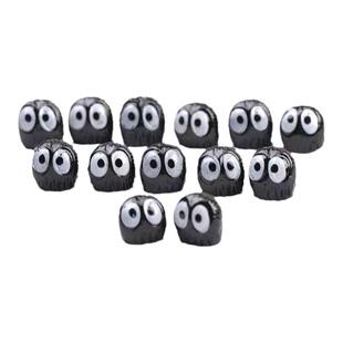 小煤球汽车摆件车内饰品可爱车载中控台后视镜装饰用品大全出风口