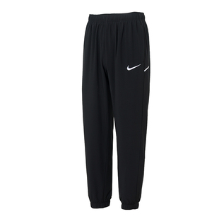 耐克快干运动裤男款Nike官方正品2026新款夏季黑色梭织透气长裤