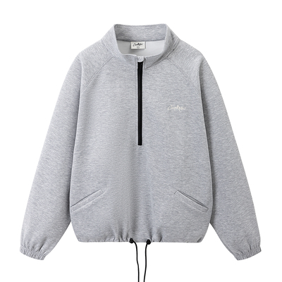 CoosRetro刺绣立领卫衣