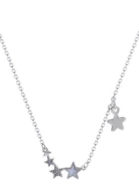 韩系甜美气质星星项链毛衣链