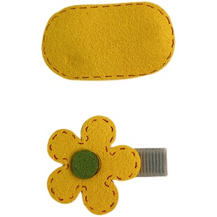 杨倩同款发夹不伤发全包布宝宝鸭嘴夹发饰儿童刘海夹侧边夹卡子