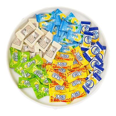 【3.99到手50个】乌龙茶冰绿茶冰红茶冰柠檬茶怀旧润喉糖