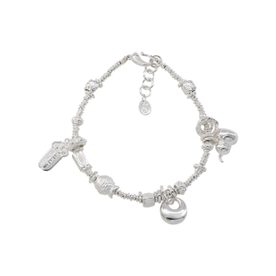 suzyacc kr纯银葫芦小胖福吊坠手链小众设计感ins风手饰