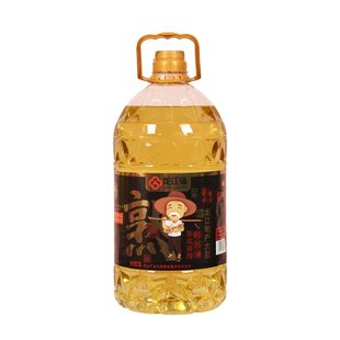 龙江福非转基因一级笨榨熟豆油5升*1桶口感清淡物理压榨食用油