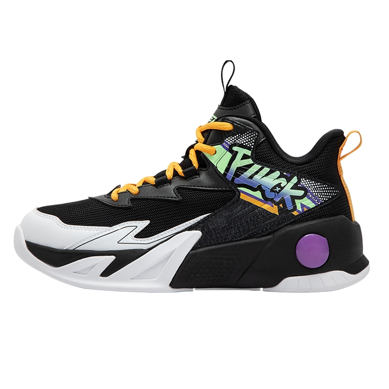 特步童鞋儿童篮球鞋中大童战靴2025秋季新款小学生鞋子男童运动鞋