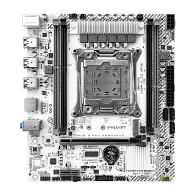 精粤X99主板2011针DDR3四通道台式游戏CPU套装E5 2666V3 2686V4