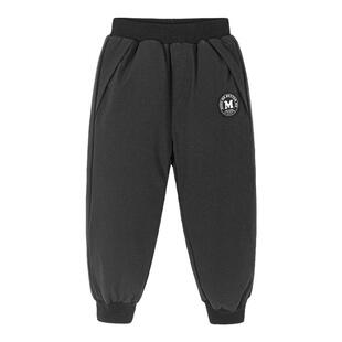 迷你巴拉巴拉男童羽绒裤2025冬新品儿童三防拒水保暖抗寒加厚裤子