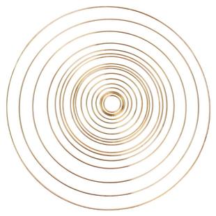 铁环大圆环 diy饰品家居装饰编织材料 电镀金色环 婚庆捕梦网配件