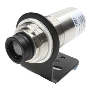 云华短波在线式红外线测温仪工业温度感应探头变送器不锈钢亮金属