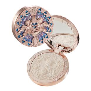 花知晓小天使浮雕高光粉修颜定妆一体盘哑珠光提亮水光感立体粉饼