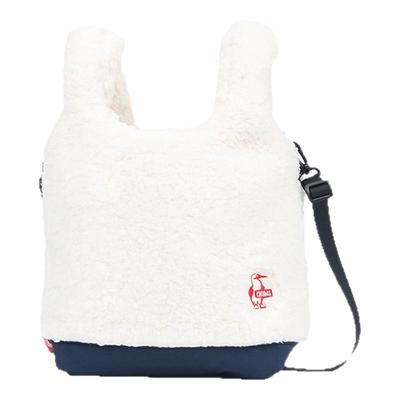 CHUMS洽洽鸟运动休闲单肩背包男女抓绒简约单肩背包CH60-3831