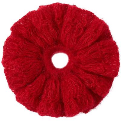 兰诺红色毛绒大肠发圈女