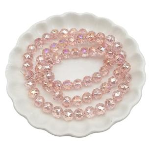 ①精品8mm卡8花球圆珠奥地利品质K9国华施家水晶球珠配珠手工DIY